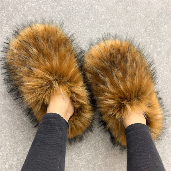 Fur Slippers