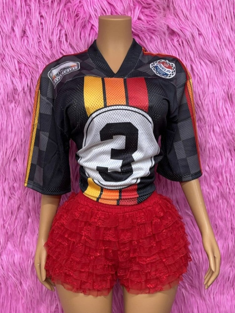 Race V Neck Jersey