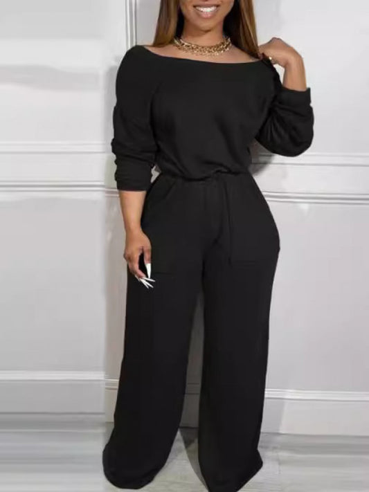 Off Shoulder Jumpsuit