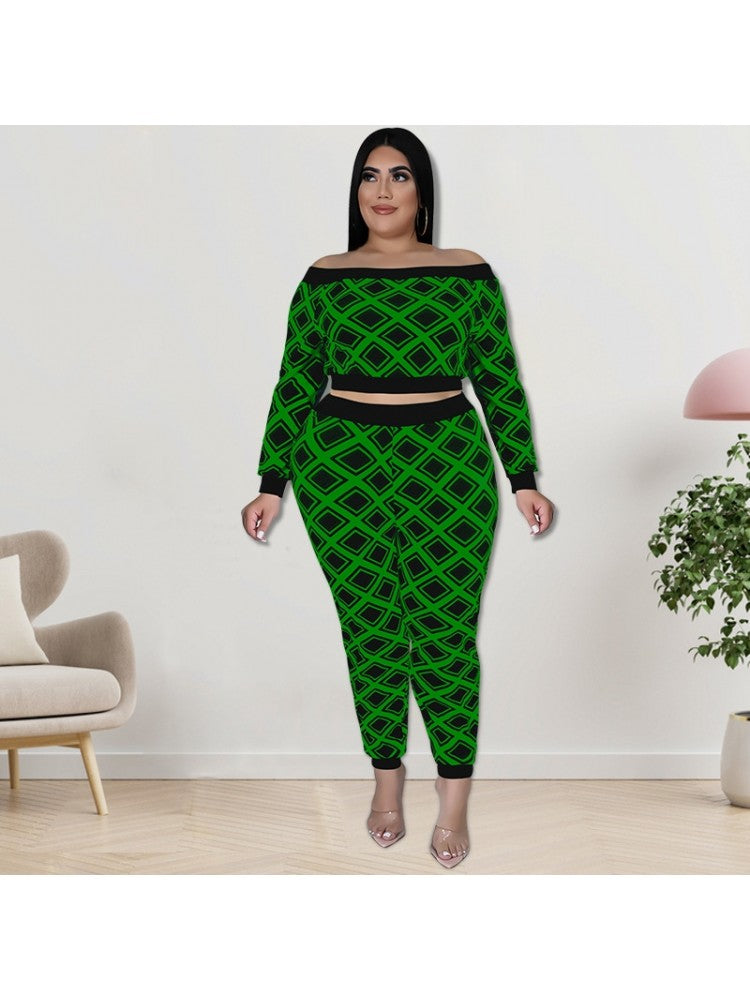 Plus Size Trouser Set