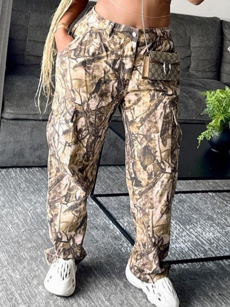 Hunting Print Cargo Pants