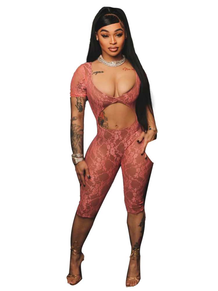 See Through Jumpsuit