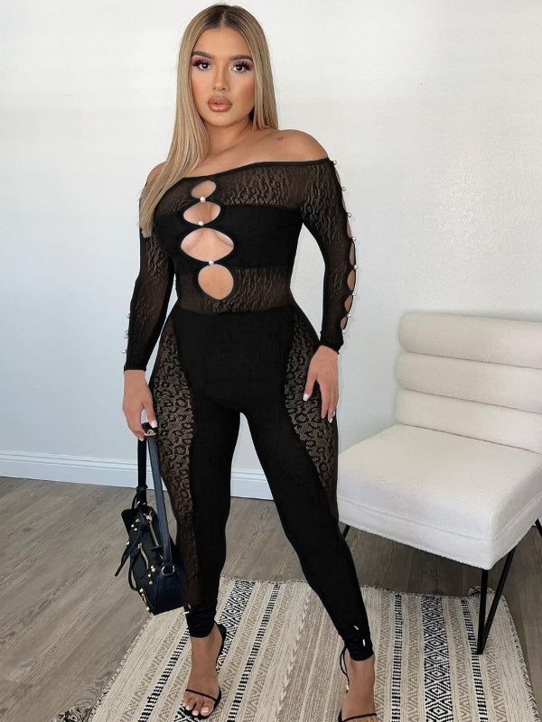 See Through Jumpsuit