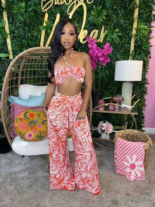 Floral Pant Set