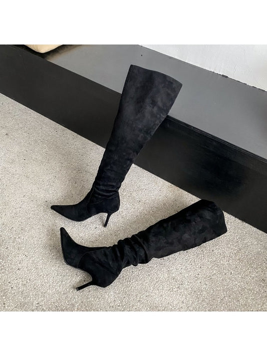 Pointed Long Boots