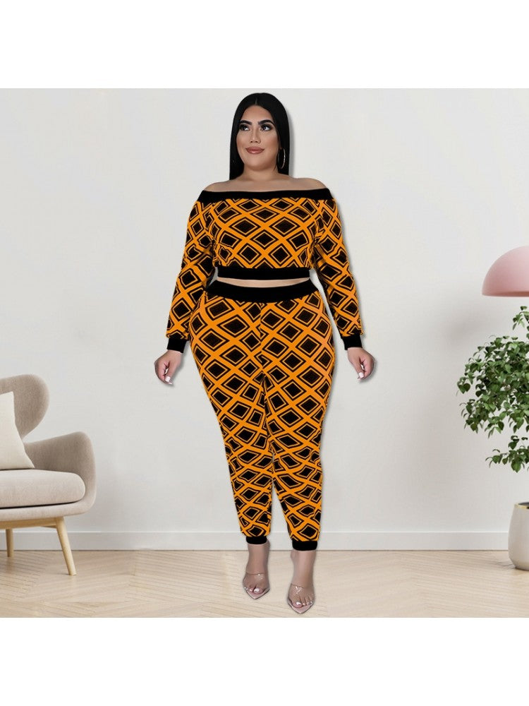 Plus Size Trouser Set