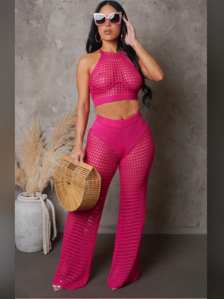 Pink Halter Set