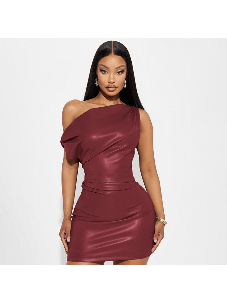 Ruched Mini Dress