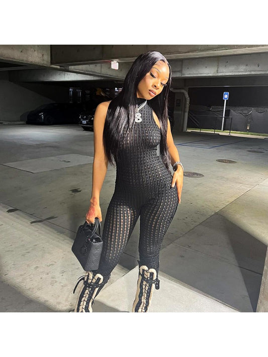 Mesh Jumpsuit