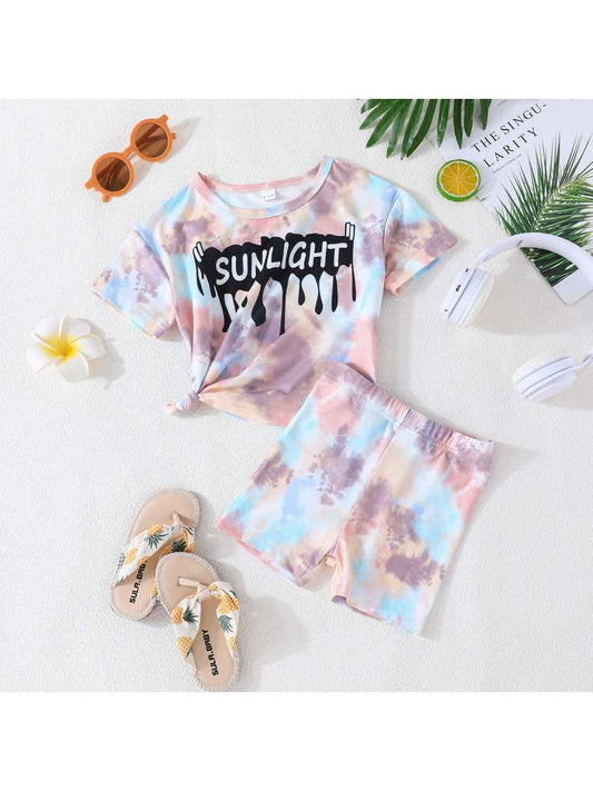 Letter Tie Dye