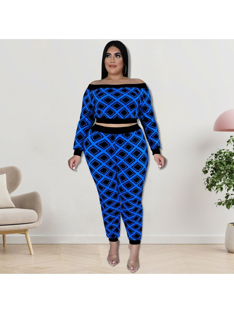 Plus Size Trouser Set