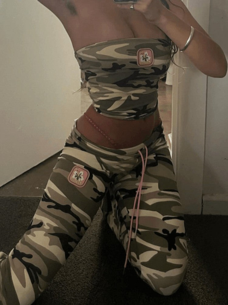 Camo Drawstring Set