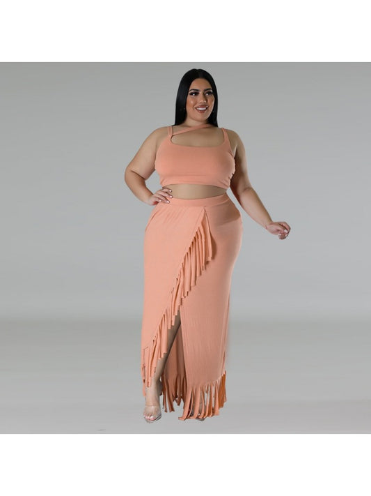 Plus Size Skirt Set