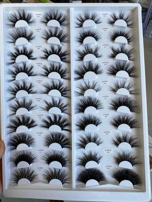 25mm Lashes Bulk (X/F)