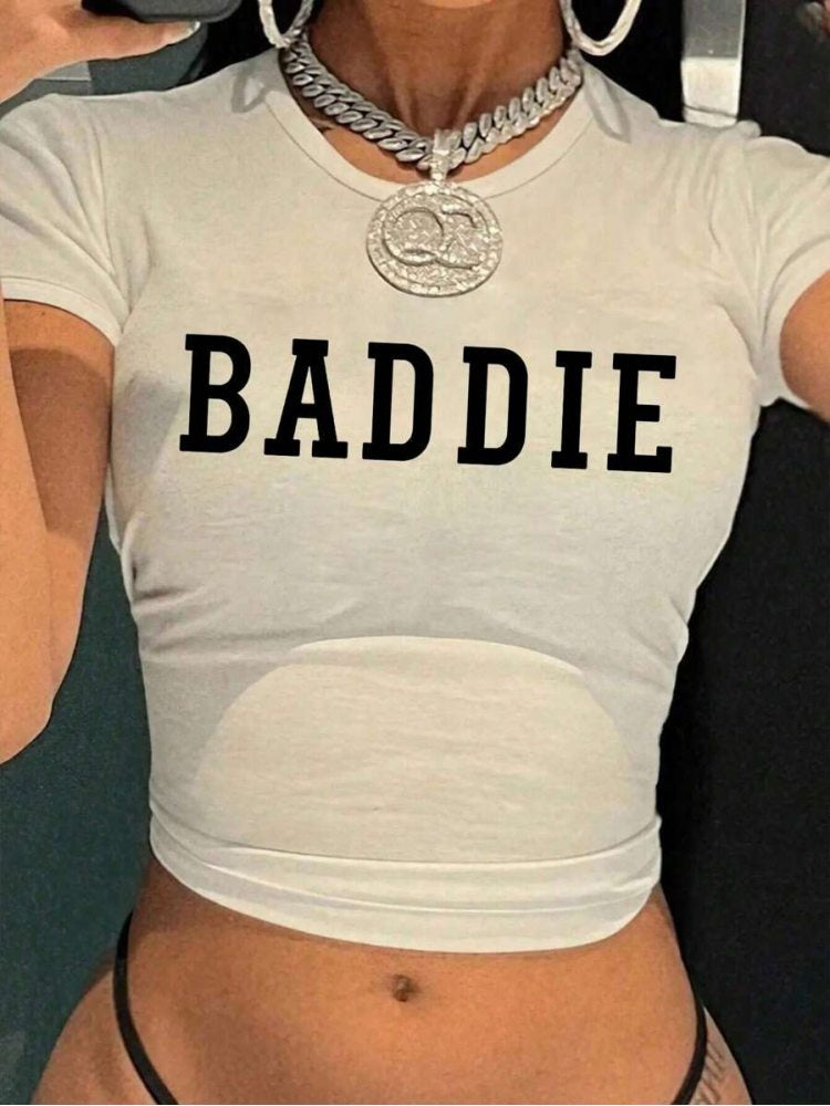 BADDIE Crop Tee