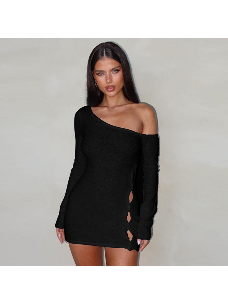 Hollow Out Mini Dress