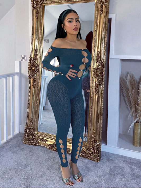 See Through Jumpsuit