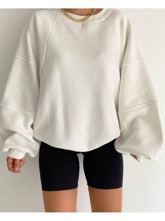 Solid Pullover Sweater