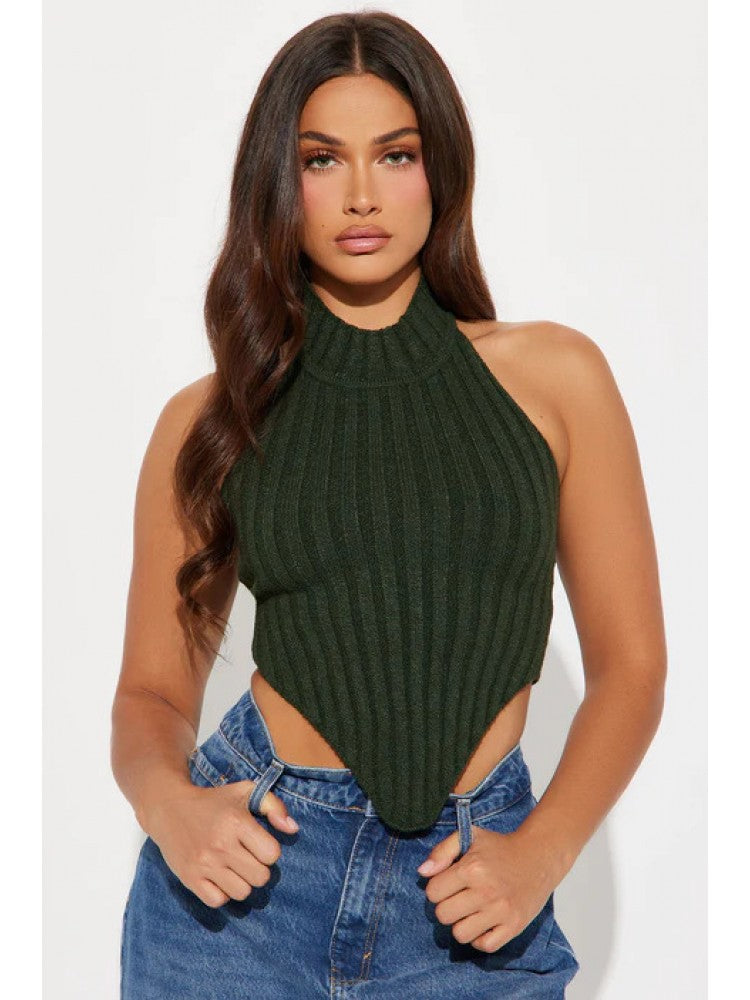 Knitted Halter Tank