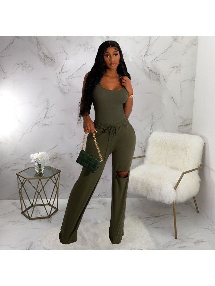 Bodysuit Pants Set