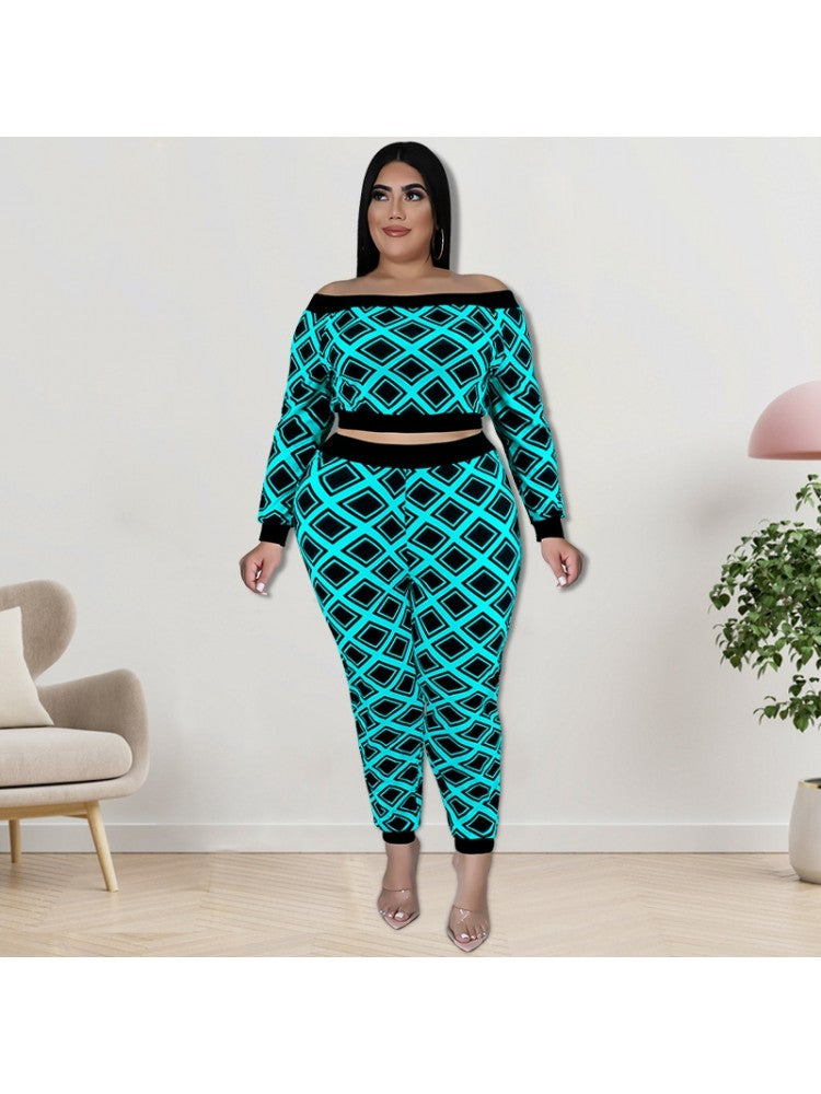 Plus Size Trouser Set