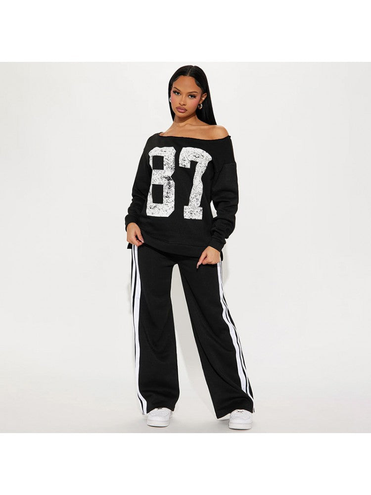 Off Shoulder Pants Set