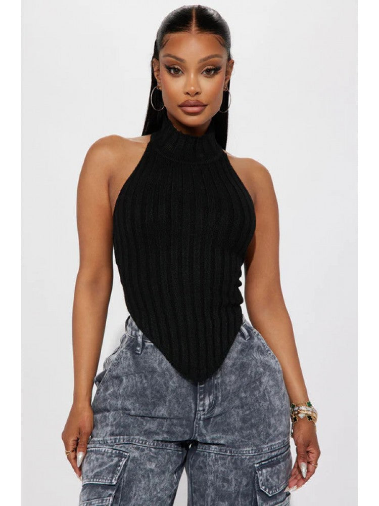 Knitted Halter Tank