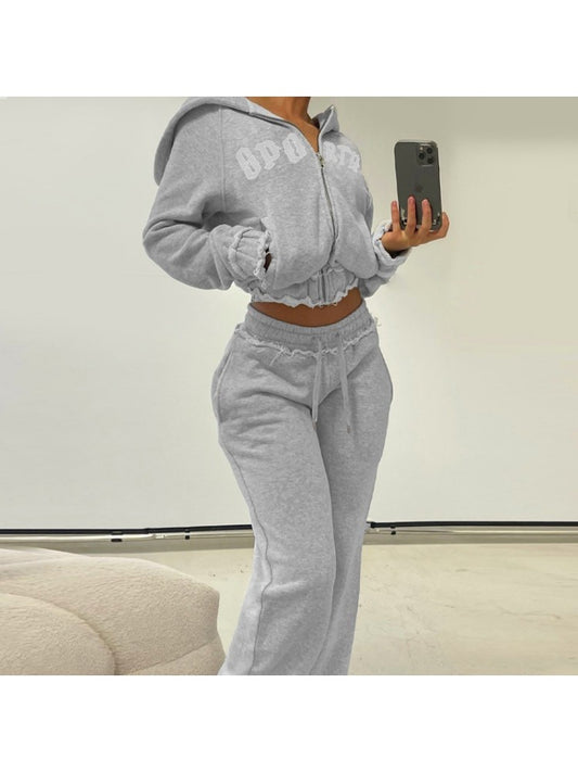 Letter Print Sweatset