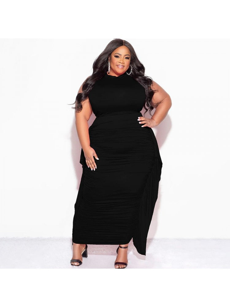 Plus Size Bodycon Skirt Set