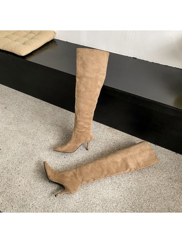 Pointed Long Boots