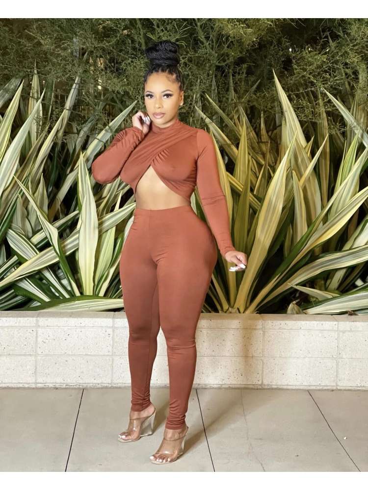Ruched Bodycon Set