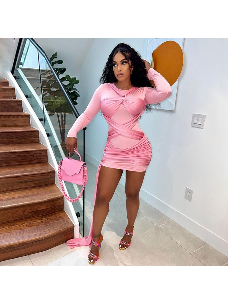 Pink Bodycon Dress