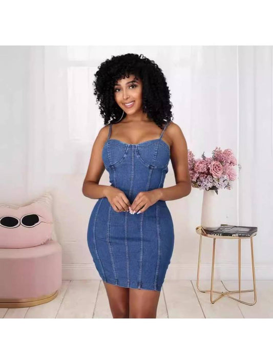 Denim Sleeveless Dress