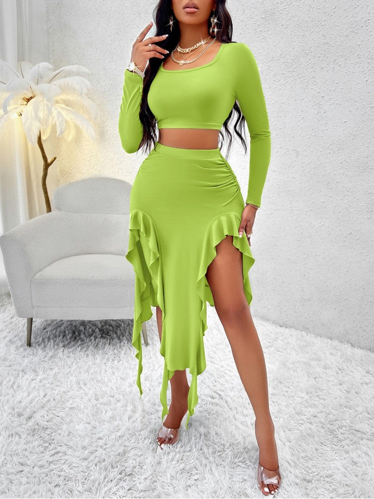 Ruffle Skirt Set