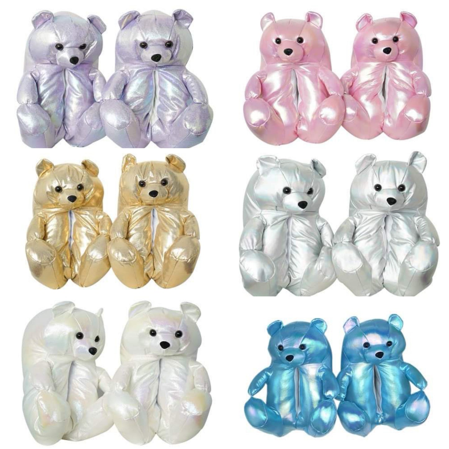 Adults Teddy Bear Slippers