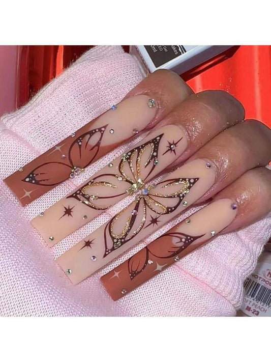 Butterfly Press-on Nails