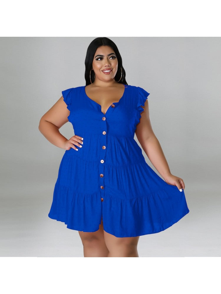 Plus Size Sleeveless Dress