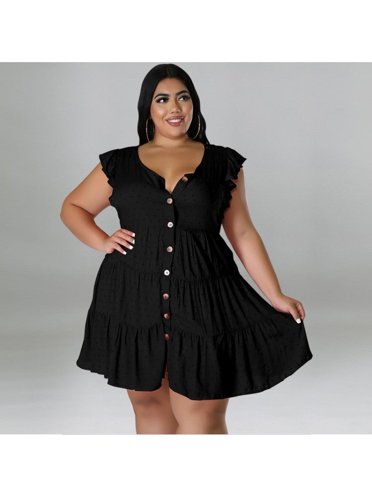 Plus Size Sleeveless Dress