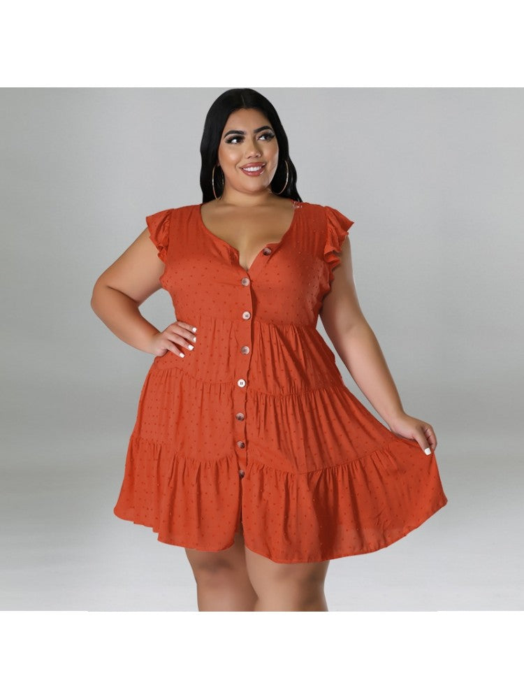 Plus Size Sleeveless Dress