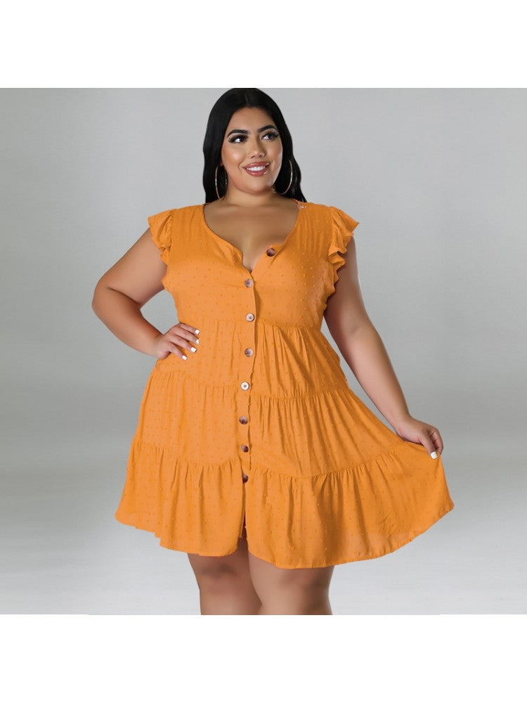 Plus Size Sleeveless Dress