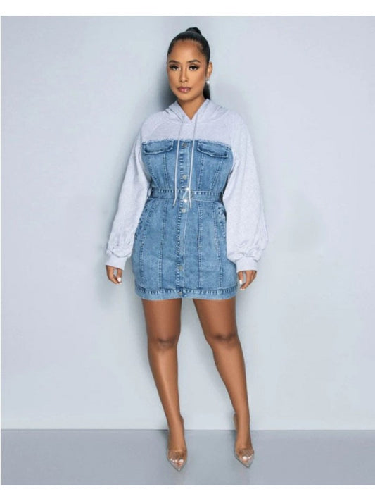 Sweater Jean Dress