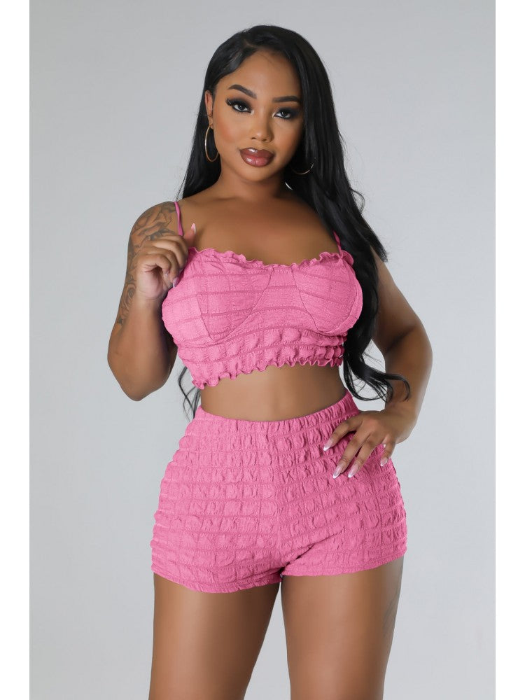 Casual Summer Sleeveless 2 Piece Set