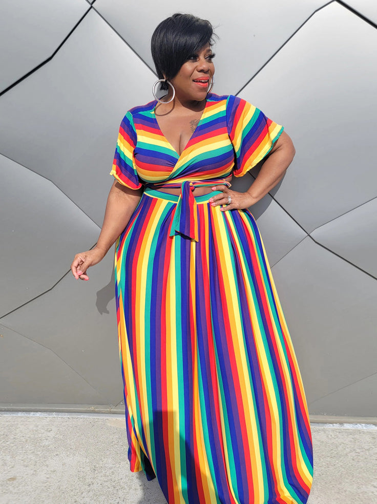 Plus Size Rainbow Set