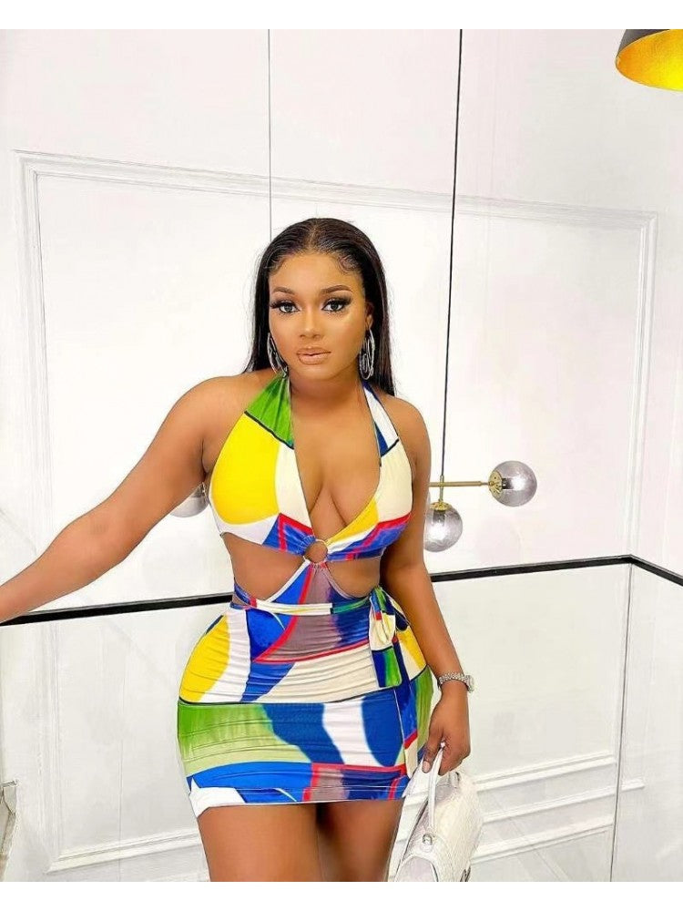 Hollowed Out Sleeveless Dress