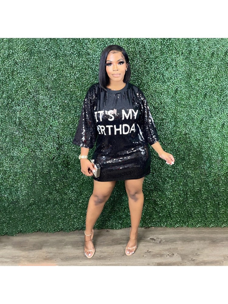 It’s My Birthday Shiny Dress