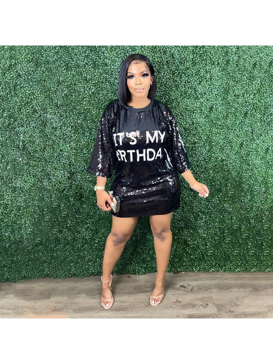 It’s My Birthday Shiny Dress