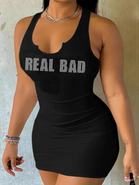 REAL BAD Print Dress