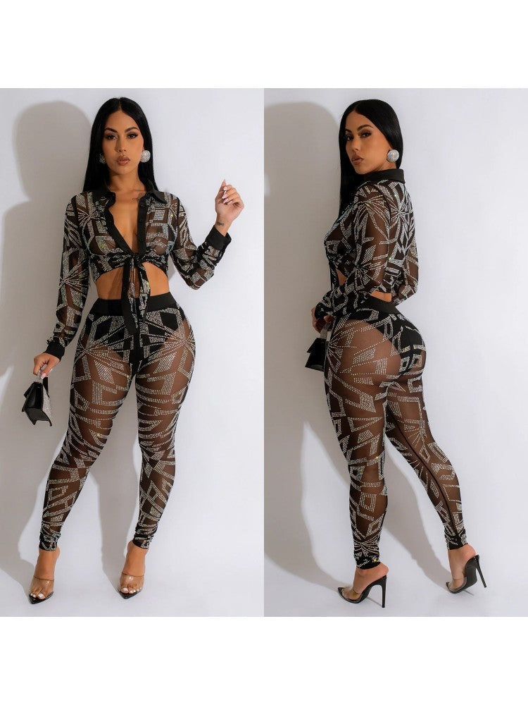 See Through Sparkly Set