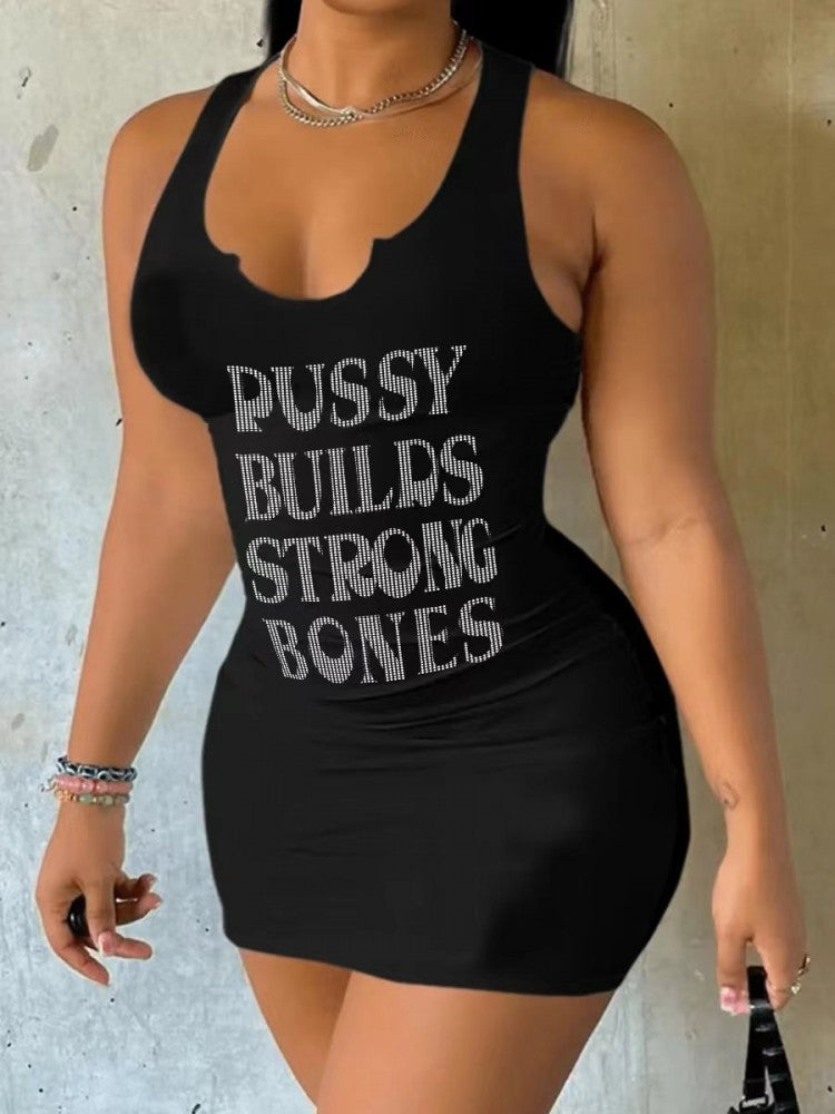 Strong Bones Tank Dress