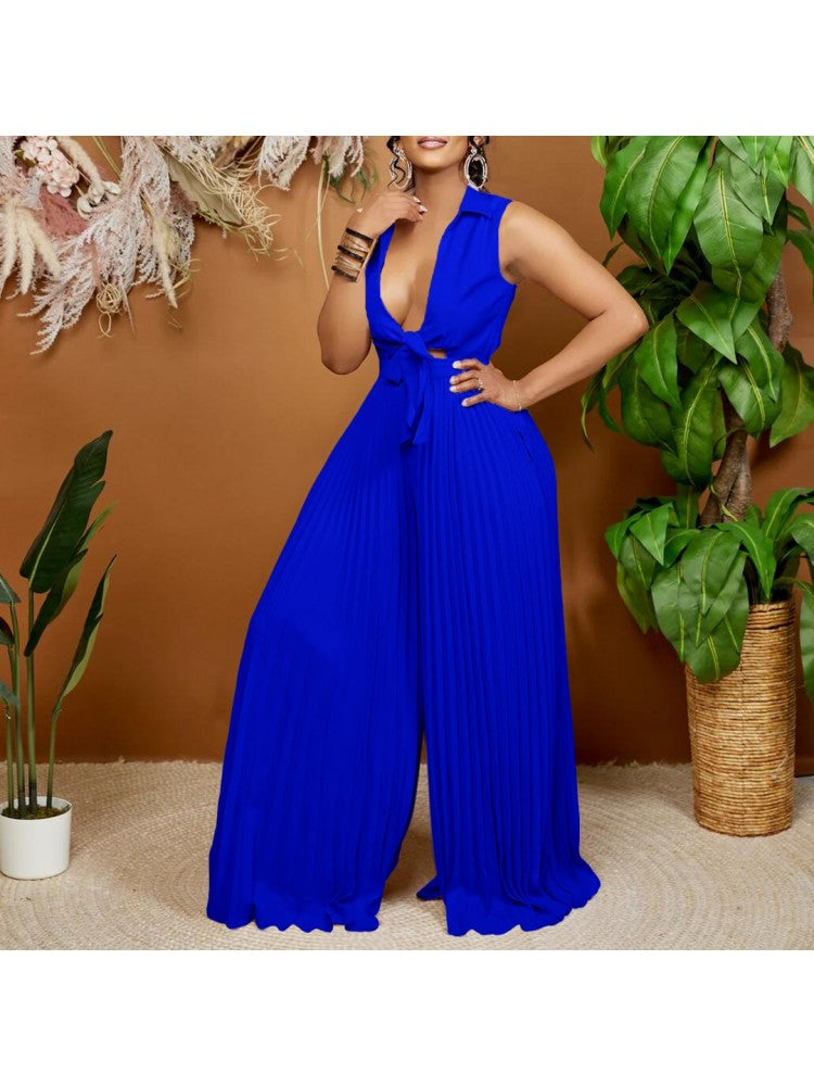 Sexy V Neck Jumpsuit